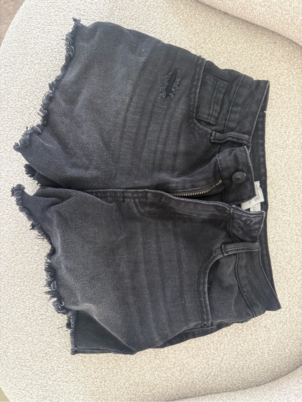 Womens Black Jean Shorts